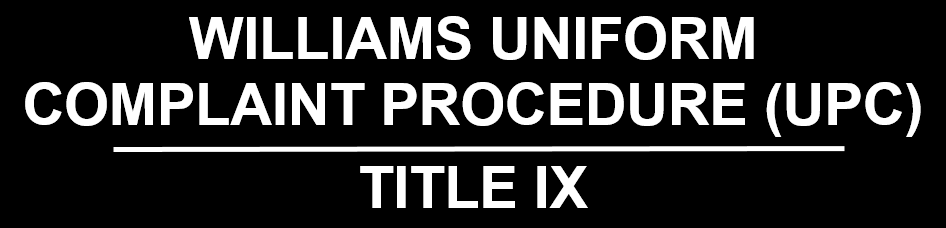 Uniform Complaint Procedure (UCP) / Title IX Uniform Complaint Procedure (UCP) / Title IX